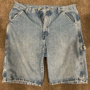 Vintage wrangler carpenter jorts (jean shorts)